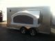 7 X 14 Enclosed V Nose Motor Cycle Cargo Trailer With Fold Out Bed Trailers photo 2