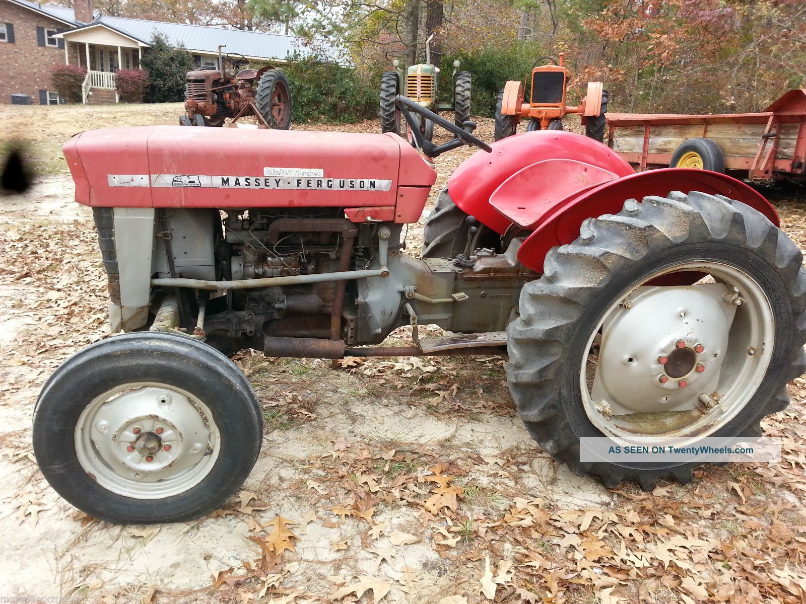 Fairly Rare Massey Ferguson 130 Diesel Tractor Antique & Vintage Farm Equip photo