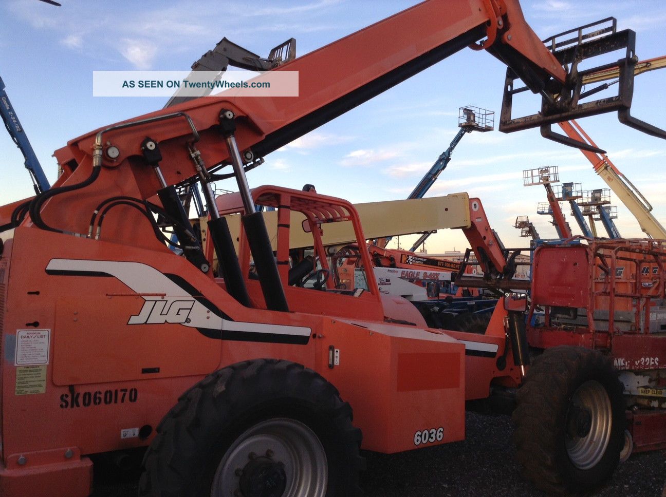 2006 Skytrak 6036 6000lb Telehandler Forklift Jlg