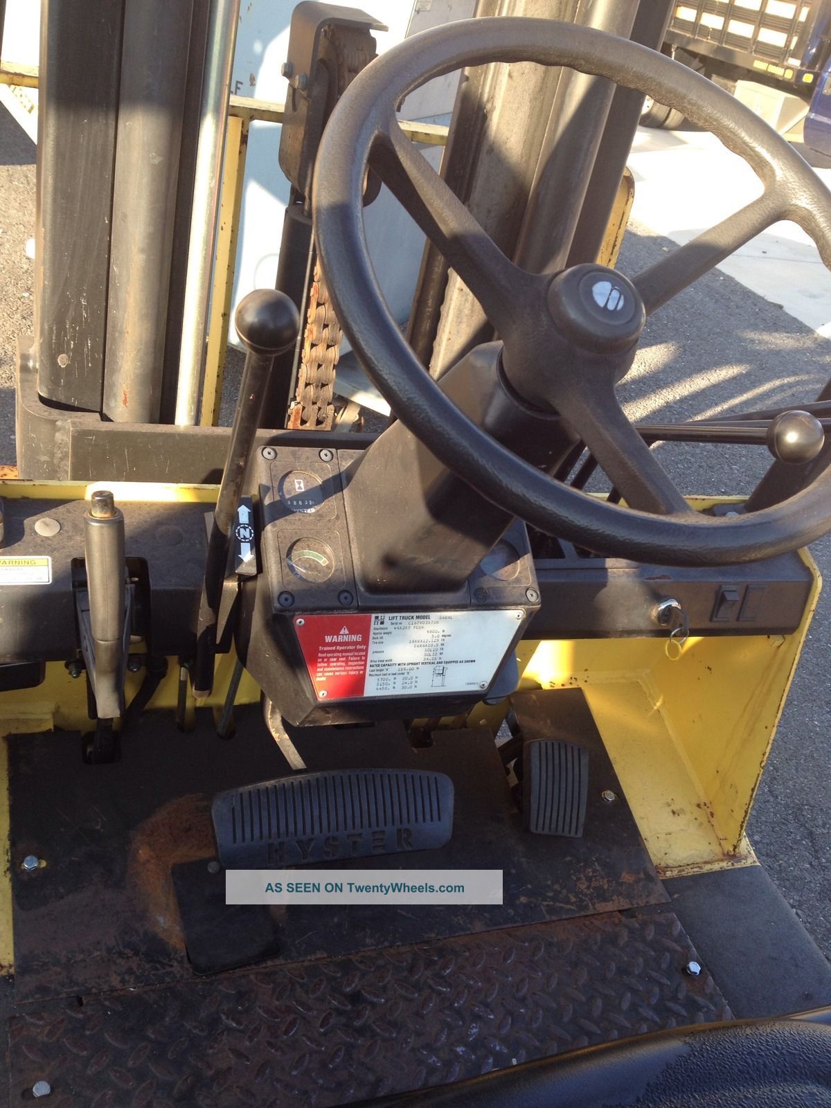 Hyster 6000 Lb Forklift Lp Non Marking Tires