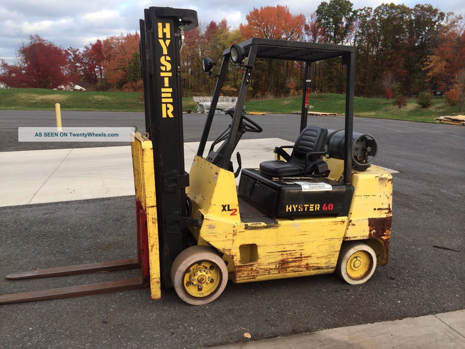 Hyster 6000 Lb Forklift Lp Non Marking Tires