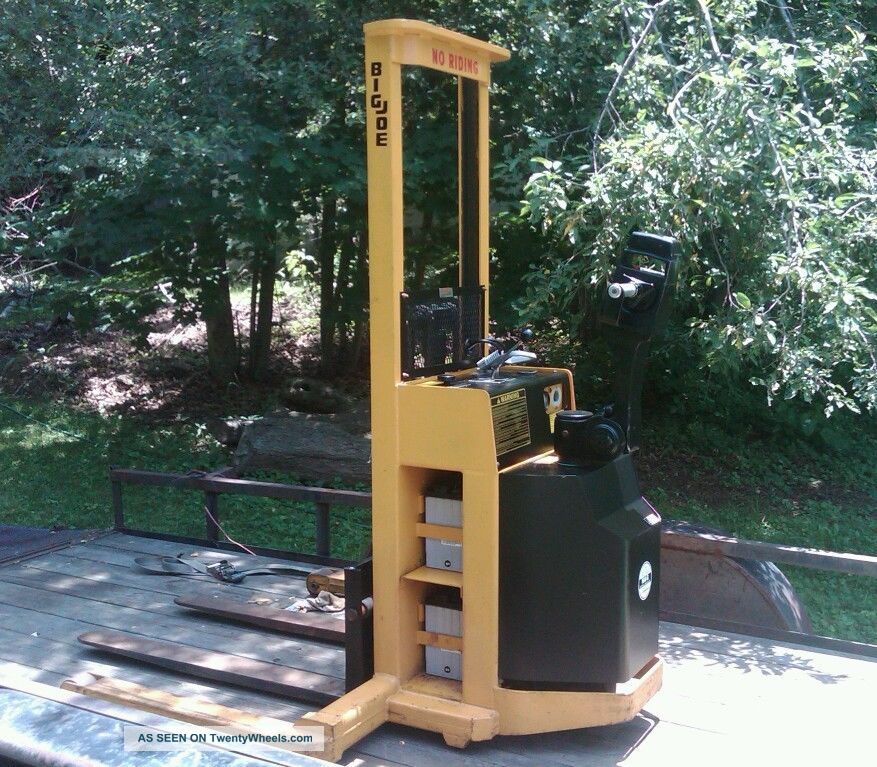 Big Joe Walker Stacker Forklifts photo