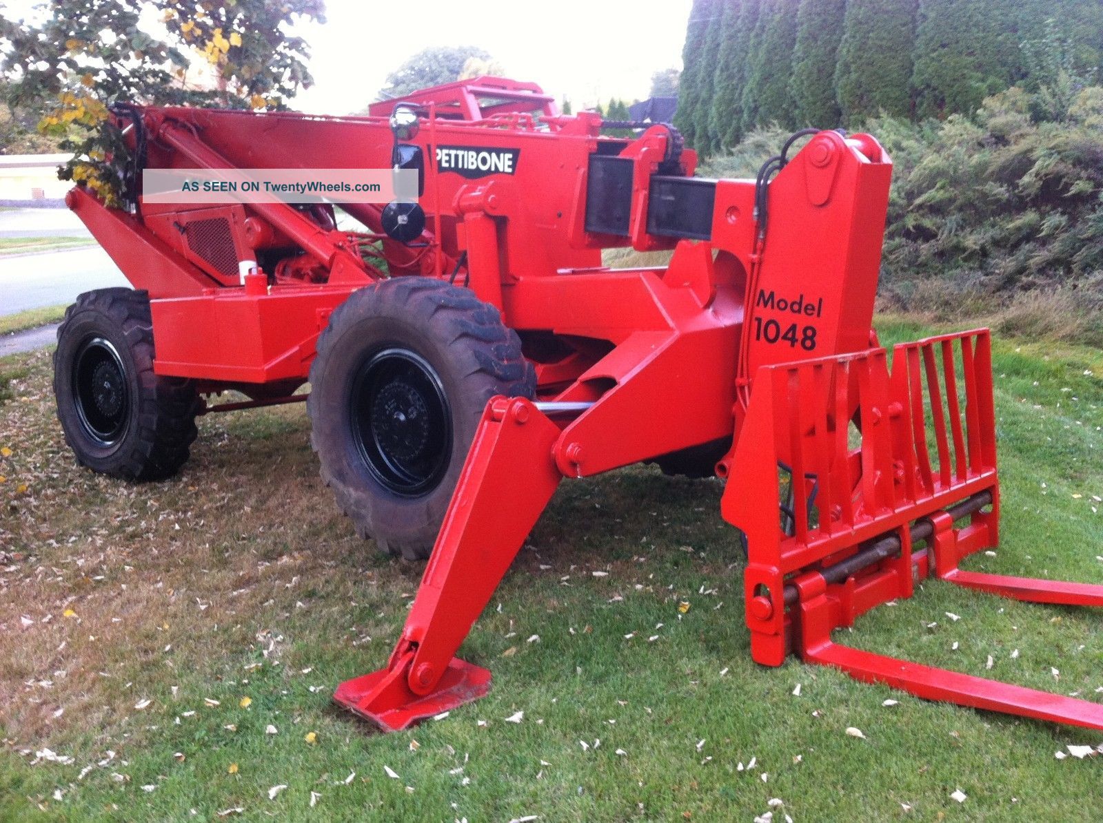 Pettibone 1048 Telehandler Telescoping Rough Terrain Forklift Forklifts photo
