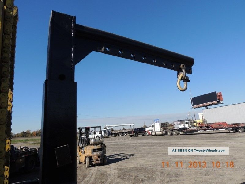 30, 000lbs Erickson E300 Riggers Forklift. Rigger Forklift With Boom