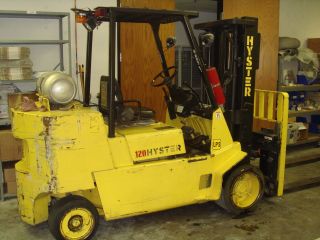 Hyster 120xls Fork Lift With 8 Foot Forks photo