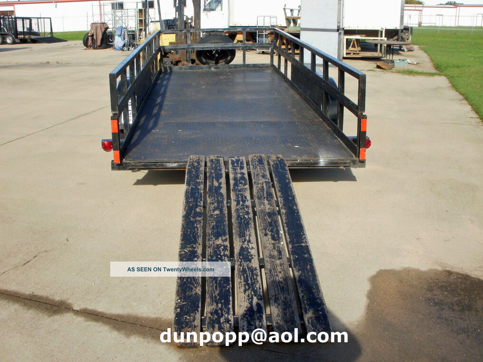 2004 16 ' 4 " X 78 " Kearney Utility Trailer W/30 " Metal Sides Low Reserve