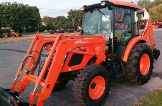 2011 Kioti Rx6010 Cab Tractor W/ Loader.  230 Hrs Factory.  Not Backhoe photo