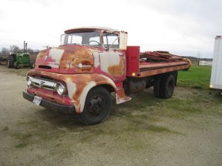 1956 Ford C - 600 Truck V - 8 Engine Ser C60r6h38156,  96103 Miles Shown Does Not Run photo