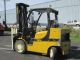 2009 Yale Glc155 15500 Lb Capacity Cushion Tire Forklift Lp Gas Engine.  Fork Pos Forklifts photo 1