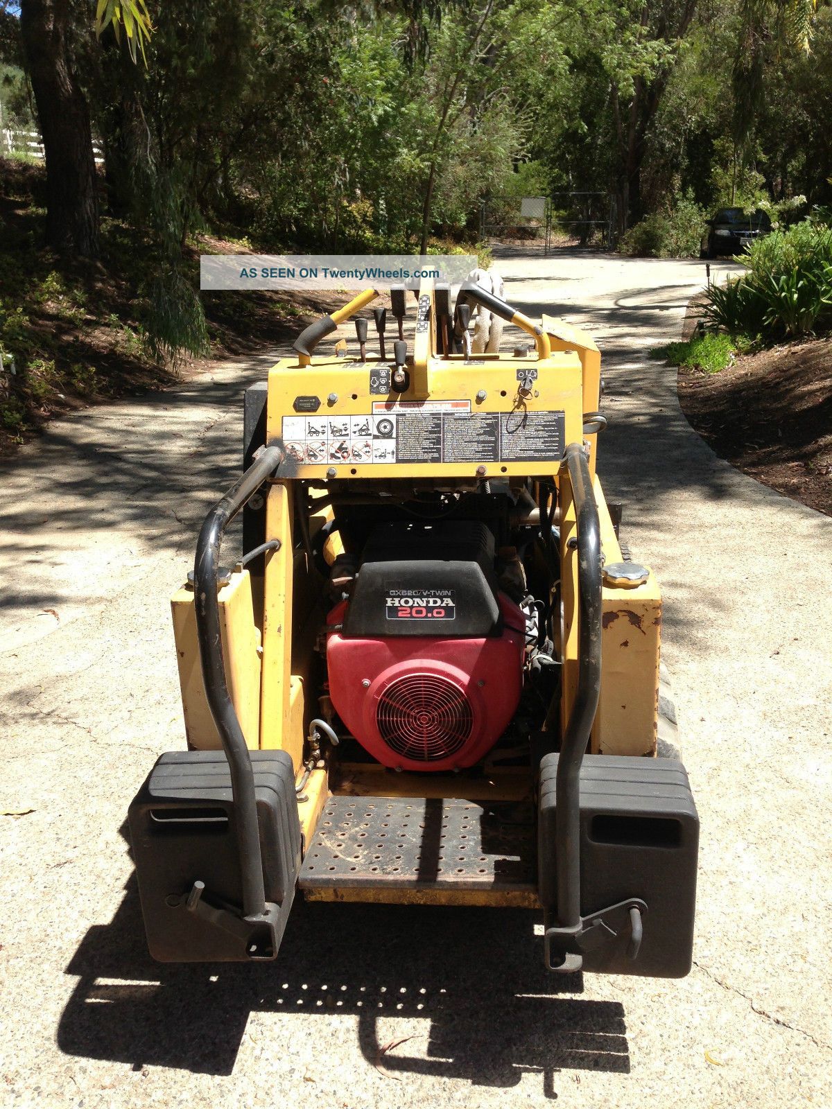 Gravely Skidster 200 95003 20hp Honda Gx620 V Twin Bucket Trencher