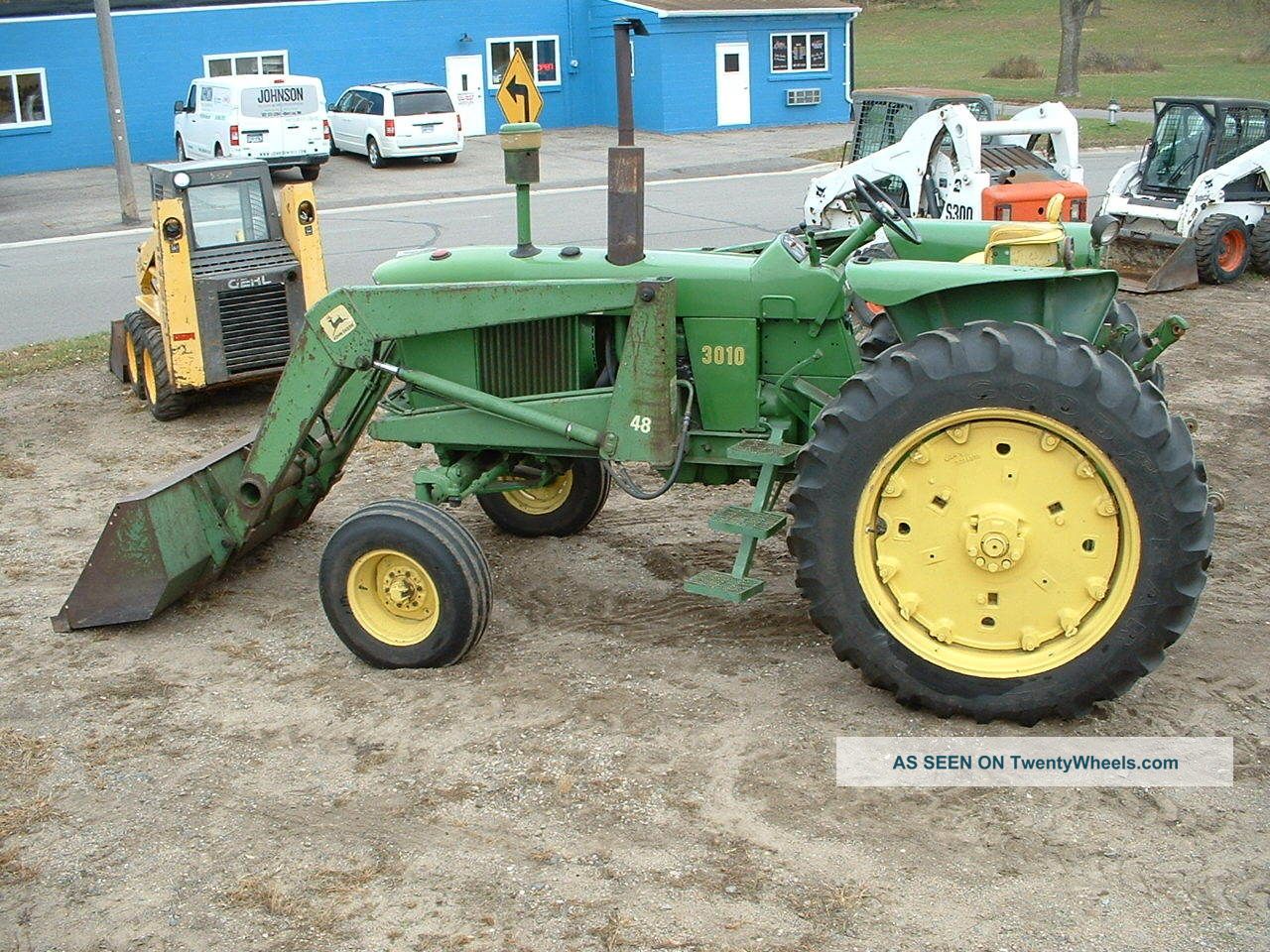 1963 John Deere 3010 Tractor Gas John Deere 48 Loader Tractors photo