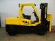 Hyster 12000 Lb Capacity Forklift Lift Truck Pneumatic Tire Triple Stage Diesel Forklifts photo 6