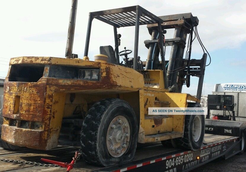Caterpillar 1996 Dp 135 Forklift 30,  000 Lb Capacity Forklifts photo