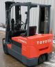 Toyota Model 7fbeu20 (2004) 4000lbs Capacity 3 Wheel Electric Forklift Forklifts photo 1