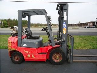 2006 Ep Heli Cpyd25s Pneumatic Forklift Fork 5000lb Yard Truck Yale photo
