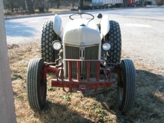 Ford Ferguson System Tractor 9n 1941 With Snow Plow And Mowing Deck photo