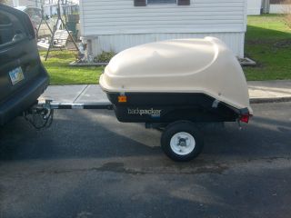 \\// Reese Backpacker Utility Trailer \\// Pull W/ Car Or Motorcycle photo