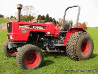 Kubota M4030su M4030 Low Profile Tractor 2wd 48hp Rebuilt Motor photo