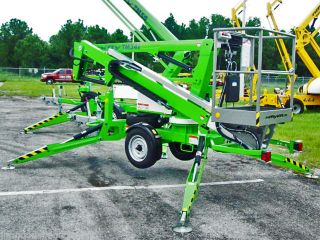 Nifty Tm34t Telescopic Boom Lift,  40 ' Working Height,  Battery Powered,  2013 photo