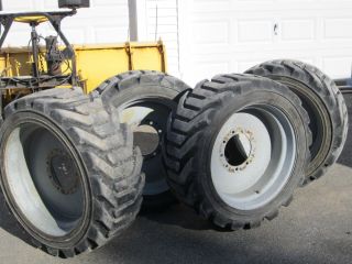 Aerial Boom Lift Tires And Rims photo