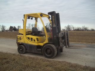 Hyster H70ft Forklift With Fully Rotating Carriage (diesel) photo