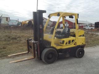 Hyster H70ft Forklift With Side Shift (diesel) photo