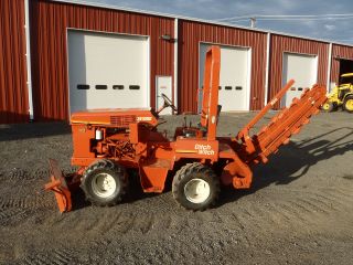 2000 Ditch Witch 3610dd Lsb Ride On Trencher 1409 Hours Push Blade Aux Hyd Look photo