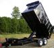 Dump Trailer Double Wall 6.  8 Ton Lift Two 7000 Axles 16 Inch Tires And Rims Trailers photo 2