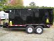 Dump Trailer Double Wall 6.  8 Ton Lift Two 7000 Axles 16 Inch Tires And Rims Trailers photo 3