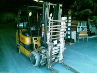Forklift Cat Gc30k 4600lbs Side - Shift Cascade Double Wide Check Video photo