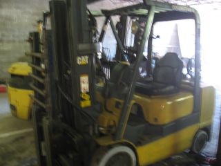 2002forklift Cat Gc30k 5000lbs Side - Shift Cascade Double Wide photo