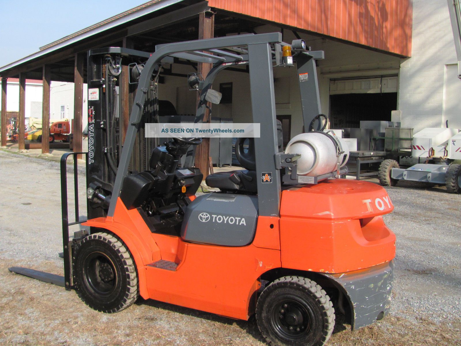 toyota forklift propane to gas #4