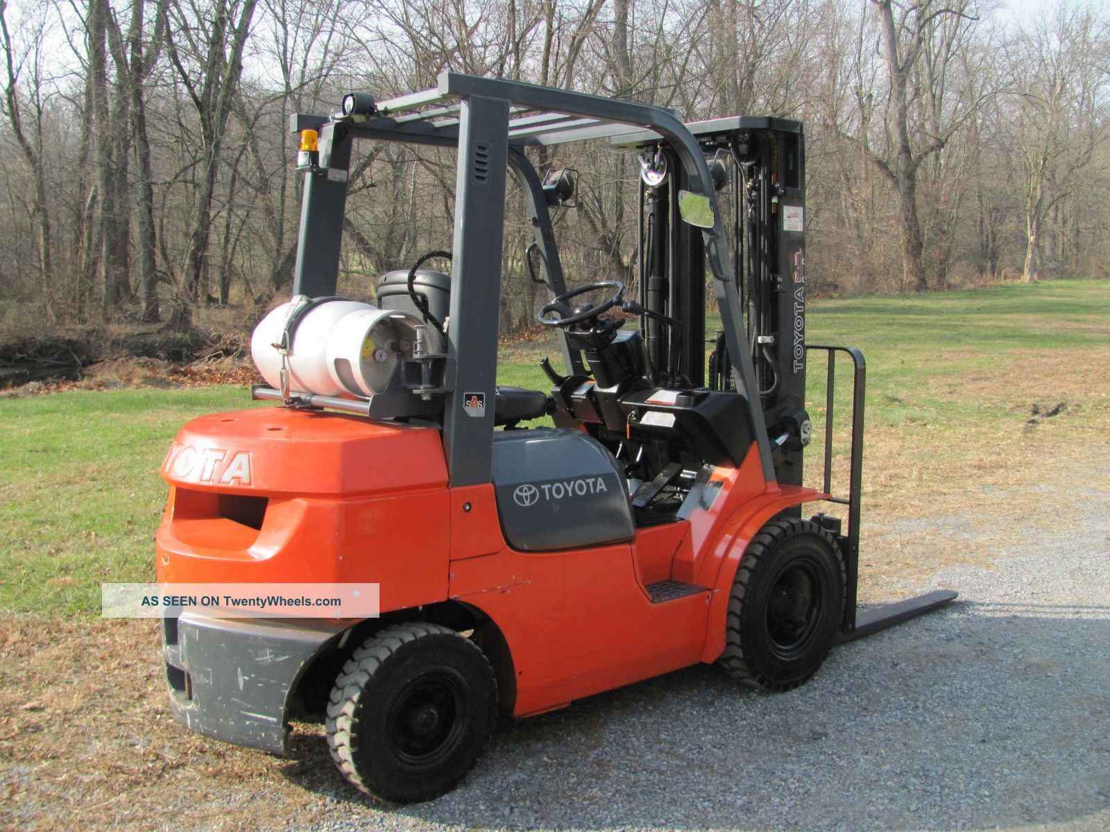 toyota forklift propane to gas #5