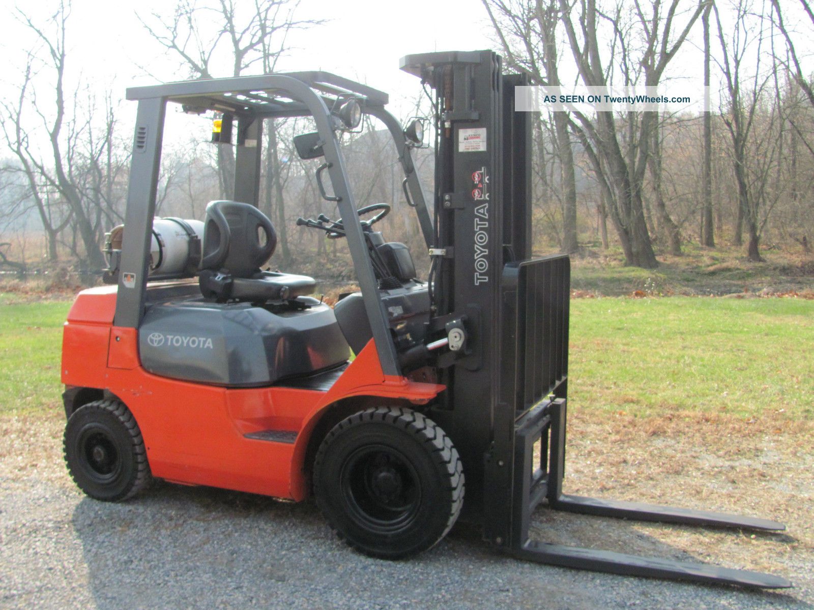 toyota forklift propane to gas #3