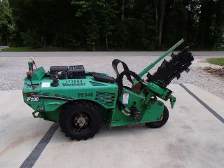 2007 Vermeer Rt200 Walk Behind Trencher W/ Road Boring Attachment Construction photo