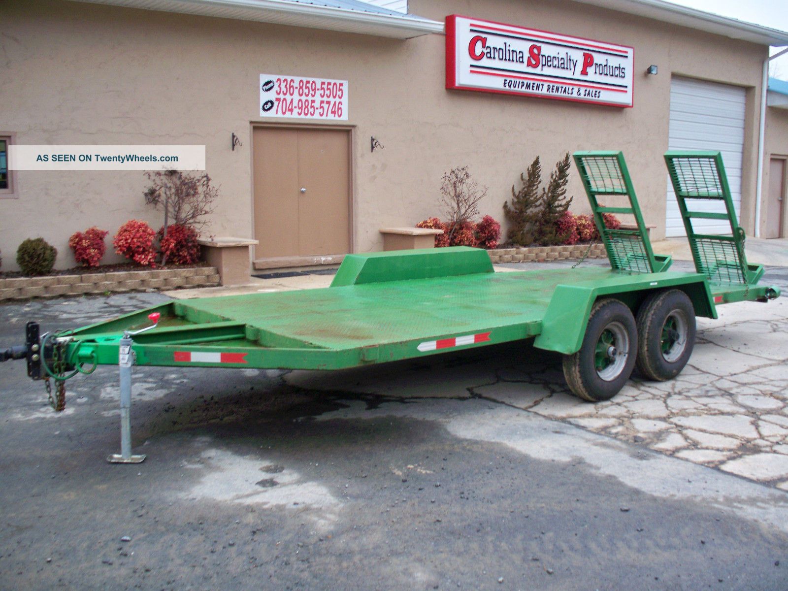 Equipment Trailer 76  X16 ' Dual Axle Trailers photo