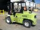 Clark C500 - Ys100,  10,  000 Capacity Dual Drive Pneumatic Tire Forklift Forklifts photo 4