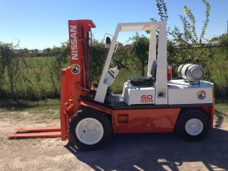 Nissan Rgh02a30v Forklift,  6,  000 Base Capacity,  187 