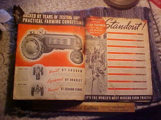 Antique Graham Bradley Tractor Brochure,  C1930s,  Graham Paige Motor Corp. photo