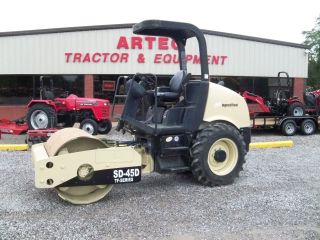 2005 Ingersoll Rand Sd45d Smooth Drum Compactor - Very photo