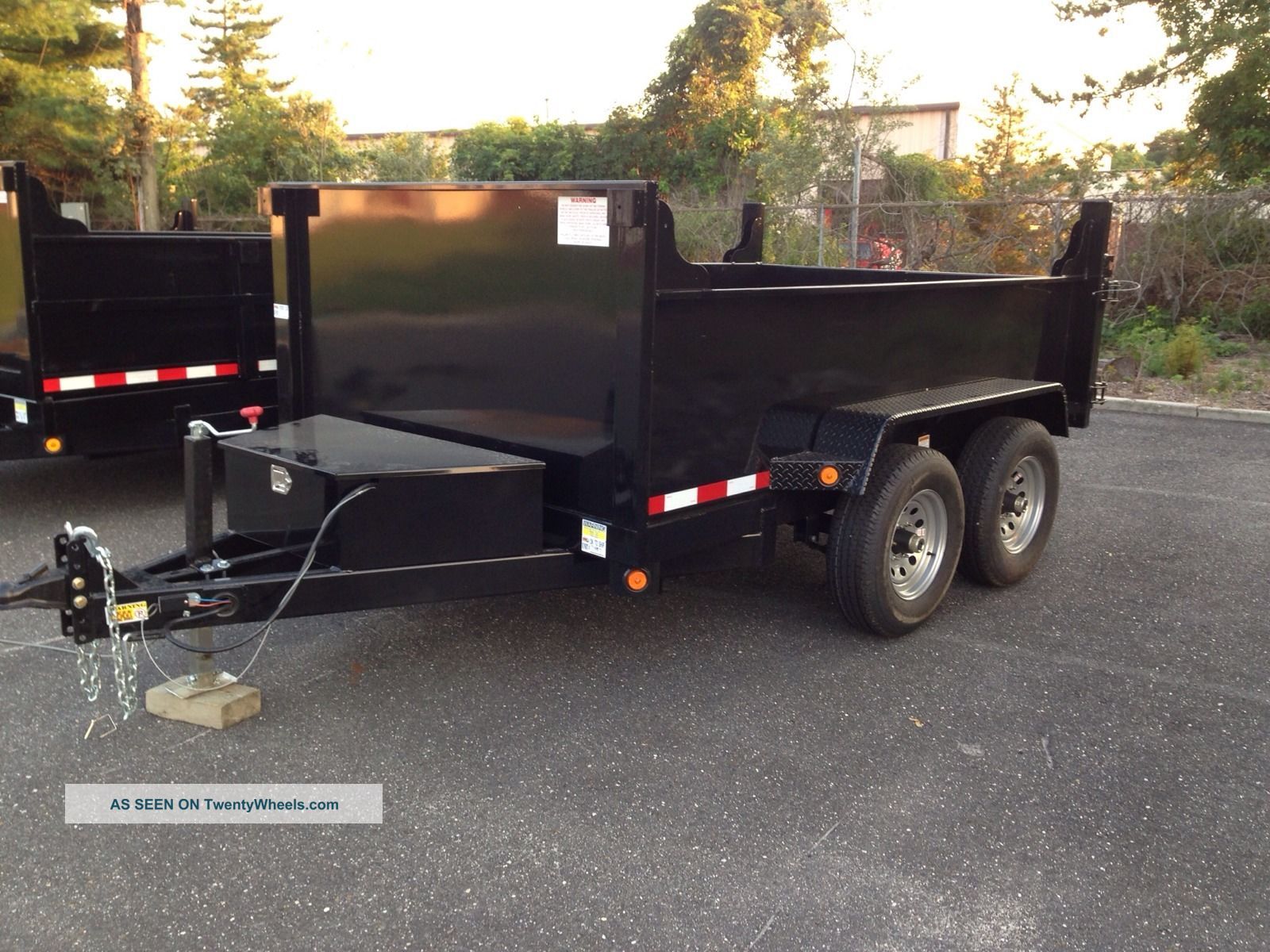 2014 Dump Trailer 6x10 ' Powder Coated Adj.  Coupler Best Deal Around Trailers photo