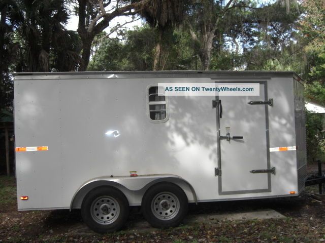 2010 Hurricane Cargo 7 ' X14 ' Cyclone Series Tandem Axle Hunt - Camp/toy Trailer Trailers photo