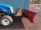 Holland Tc45a Compact Tractor W/loader & Wester 7 - 1/2 ' Power Angle Plow Tractors photo 4