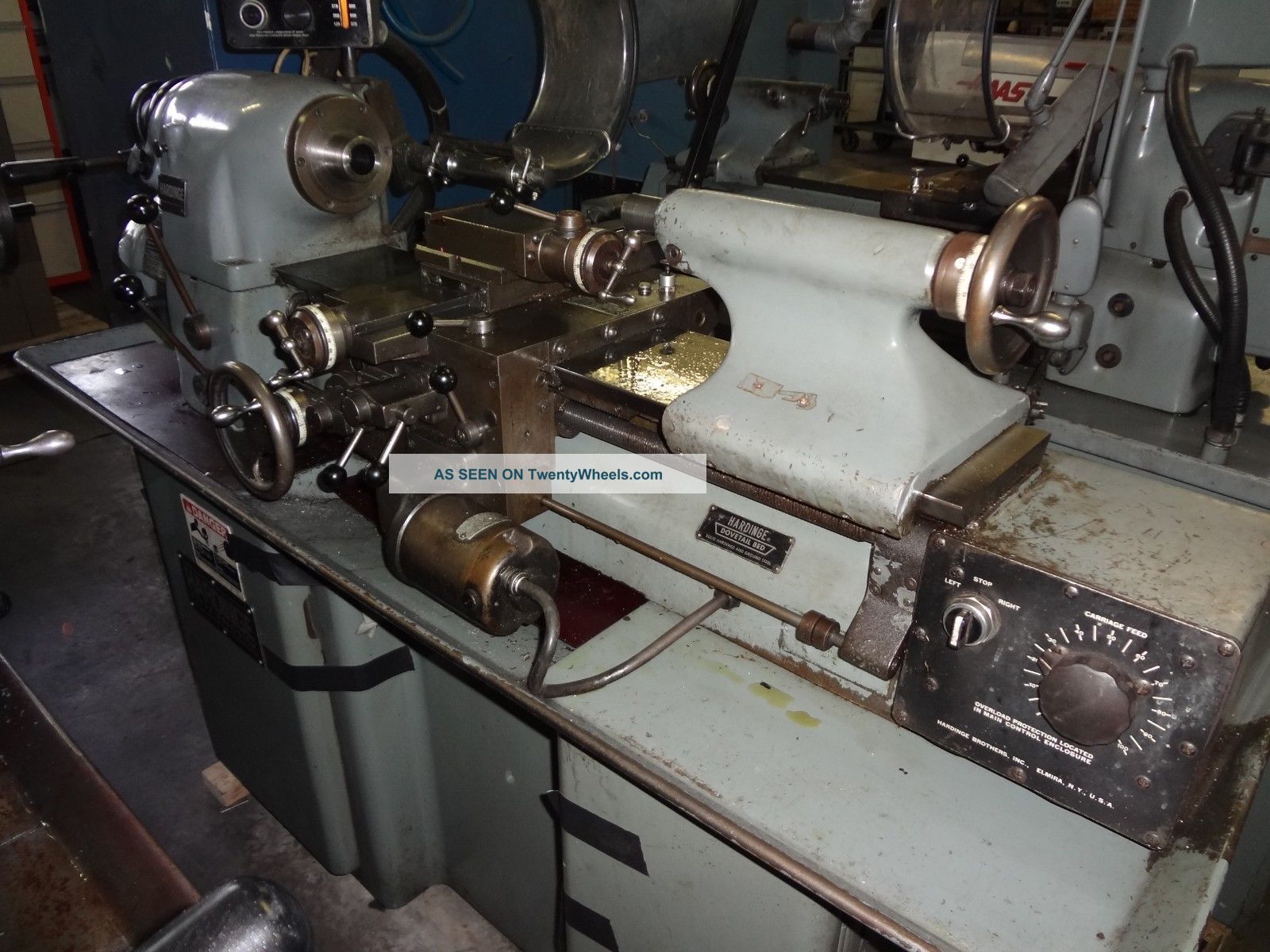 Hardinge Hlv - H Precision Tool Room Lathe Metalworking Lathes photo