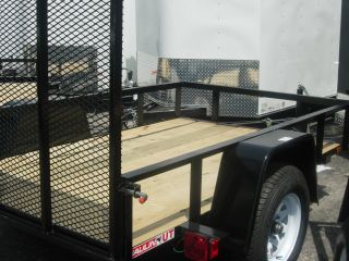 2012 5 X 8 Forest River Us Cargo Open Utility Trailer W/ A Rear Ramp Gate photo