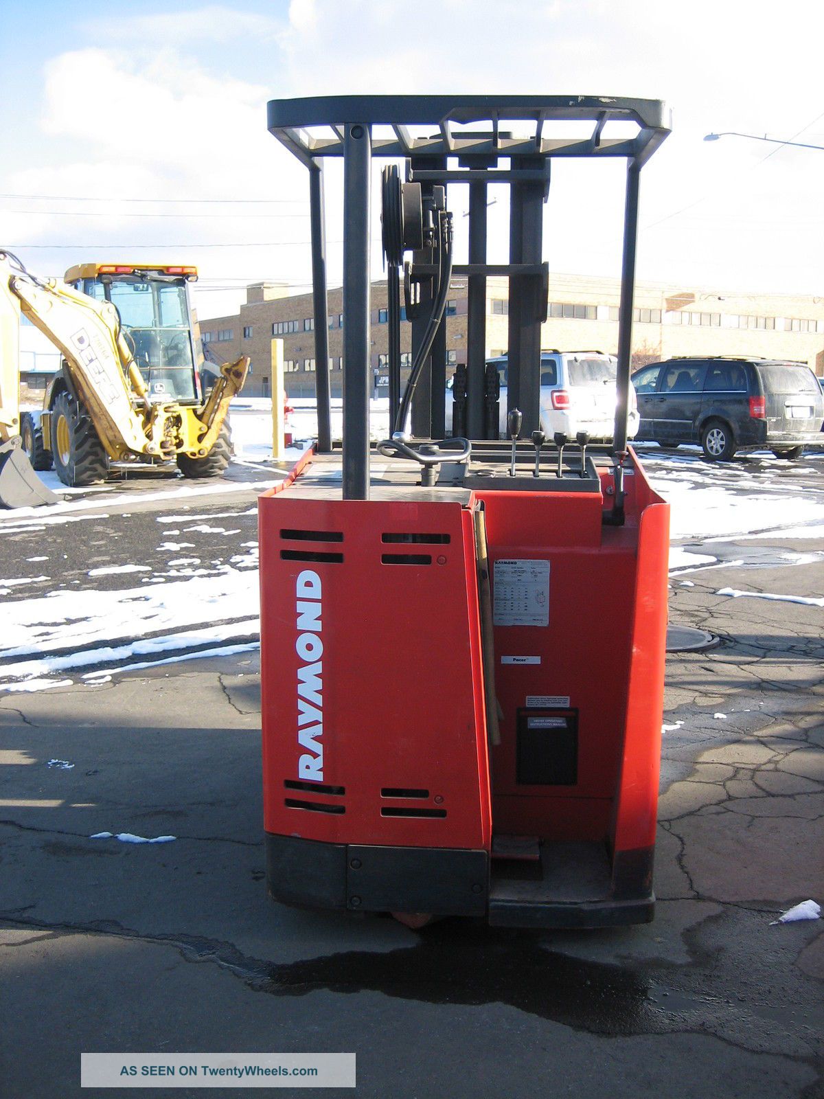 Raymond Forklift Dockstocker/pacer 4000 210 " Lift, Mn C40tt, Heavy