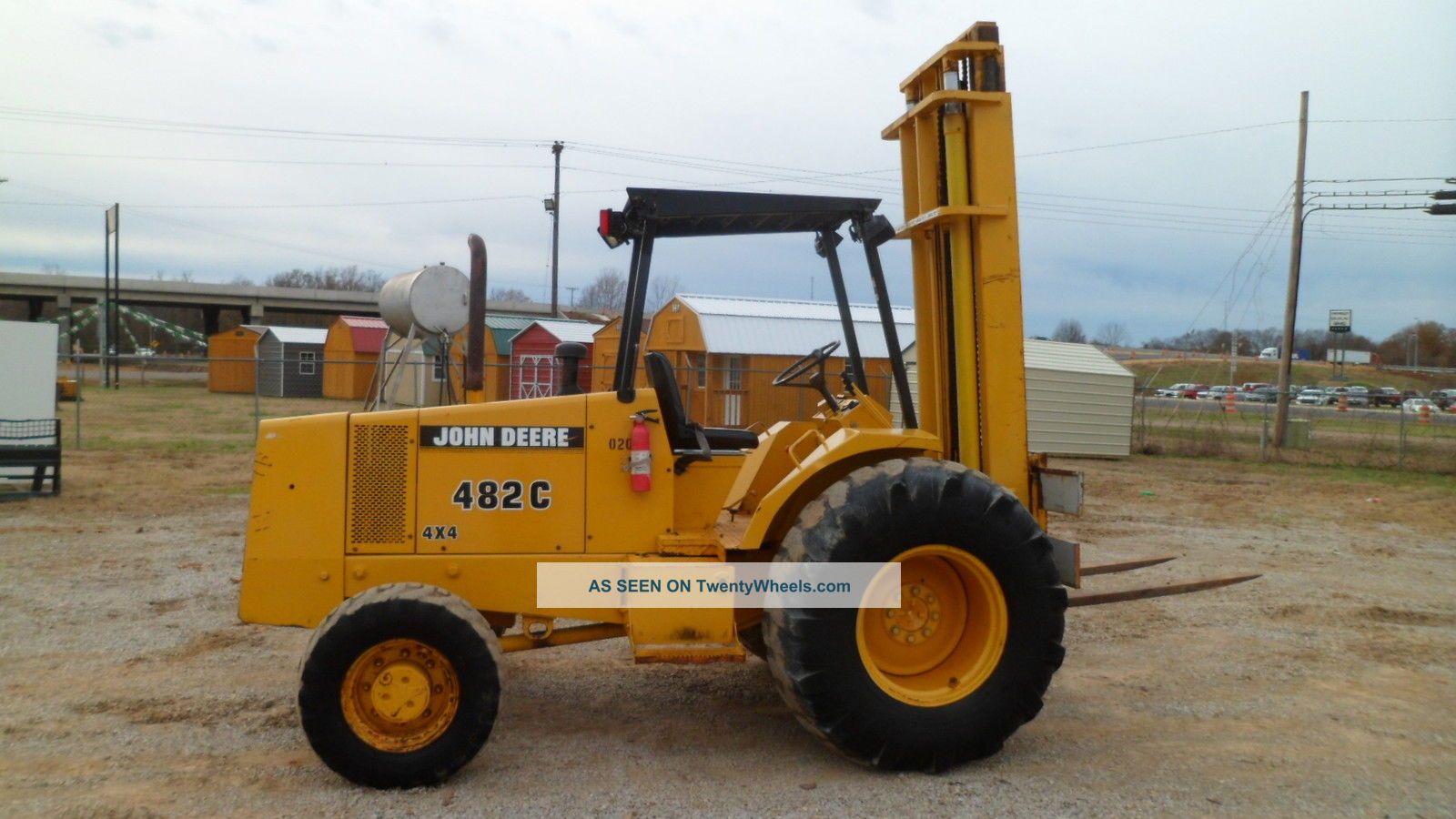 John Deere 482c Rough Terrain Forklift 4 Wheel Drive Forklifts photo