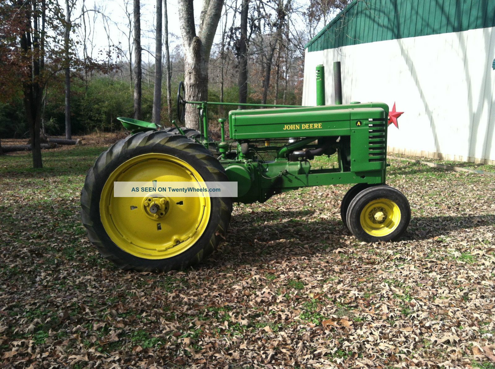 1939 A John Deere Hand Start Tractors photo