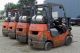 2004 Toyota Model 7fgcu25,  5,  000,  5000 Cushion Tired Trucker Special Forklift Forklifts photo 3