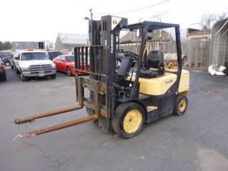 Daewoo G30s 6000lb 3 Stage Side Shift 173in Lift Lpg 4263hrs Stk Number 00220 photo
